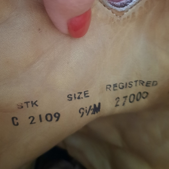 Vintage Corral Womens Lizard Leather Boots 9.5 Cowgirl - Picture 7 of 16